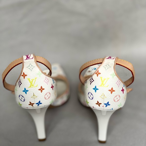 Auth Louis Vuitton Japanese Pop Artist Takashi Murakami LV monogram toile size 6 - Picture 6 of 16